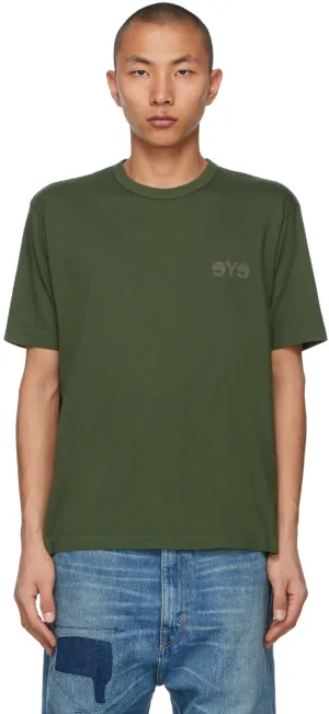 Junya Watanabe Khaki 'eYe' T-Shirt