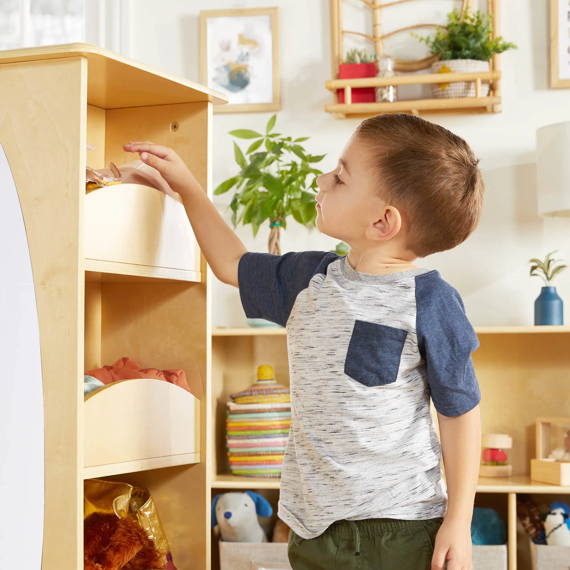 Kids' Rotating Dress Up Storage Center