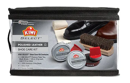 KIWI SELECT TRAVEL SHOECARE KIT