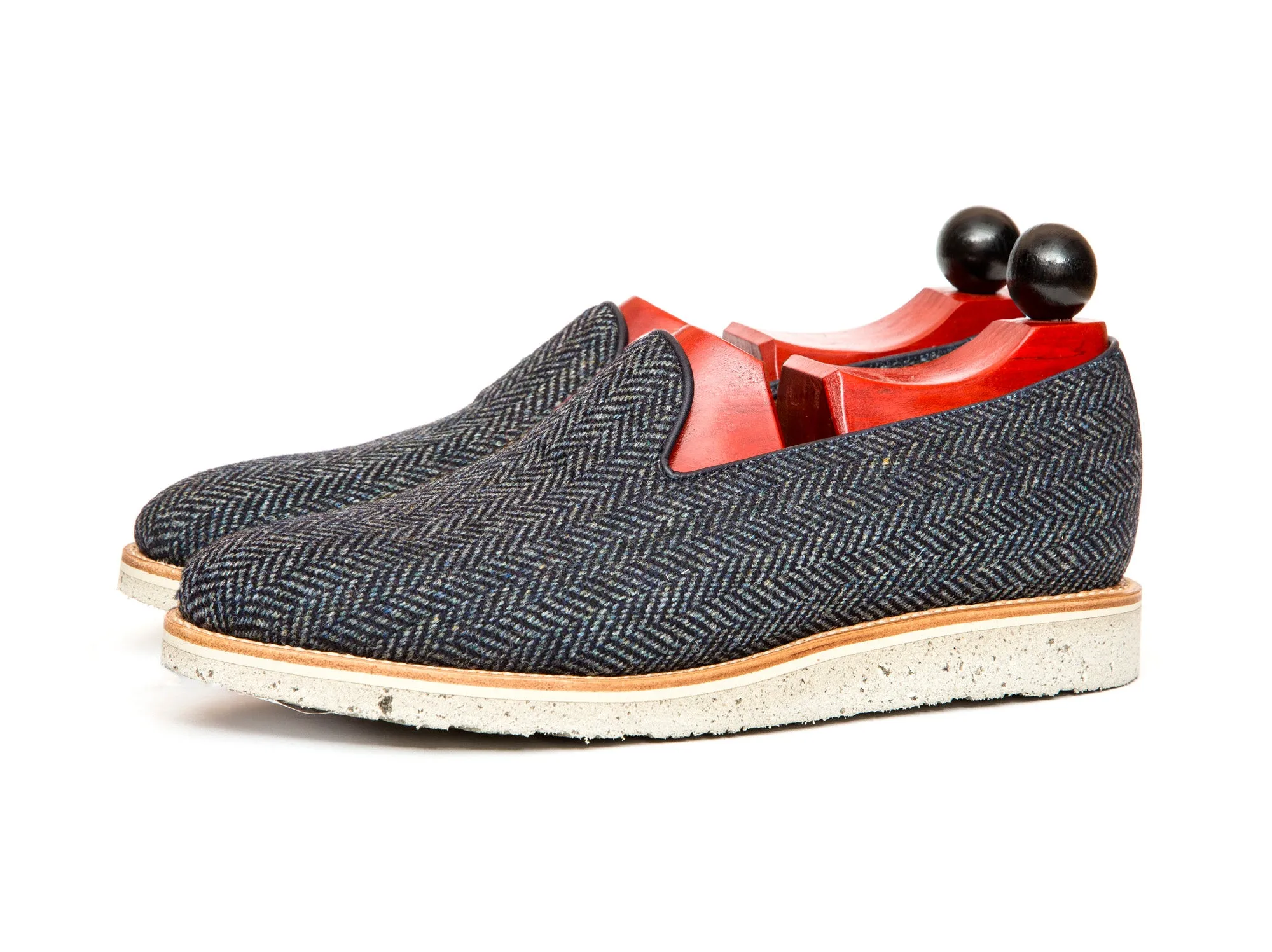 Laurelhurst II - MTO - Blue Tweed - TMG Last - White XLite Sole