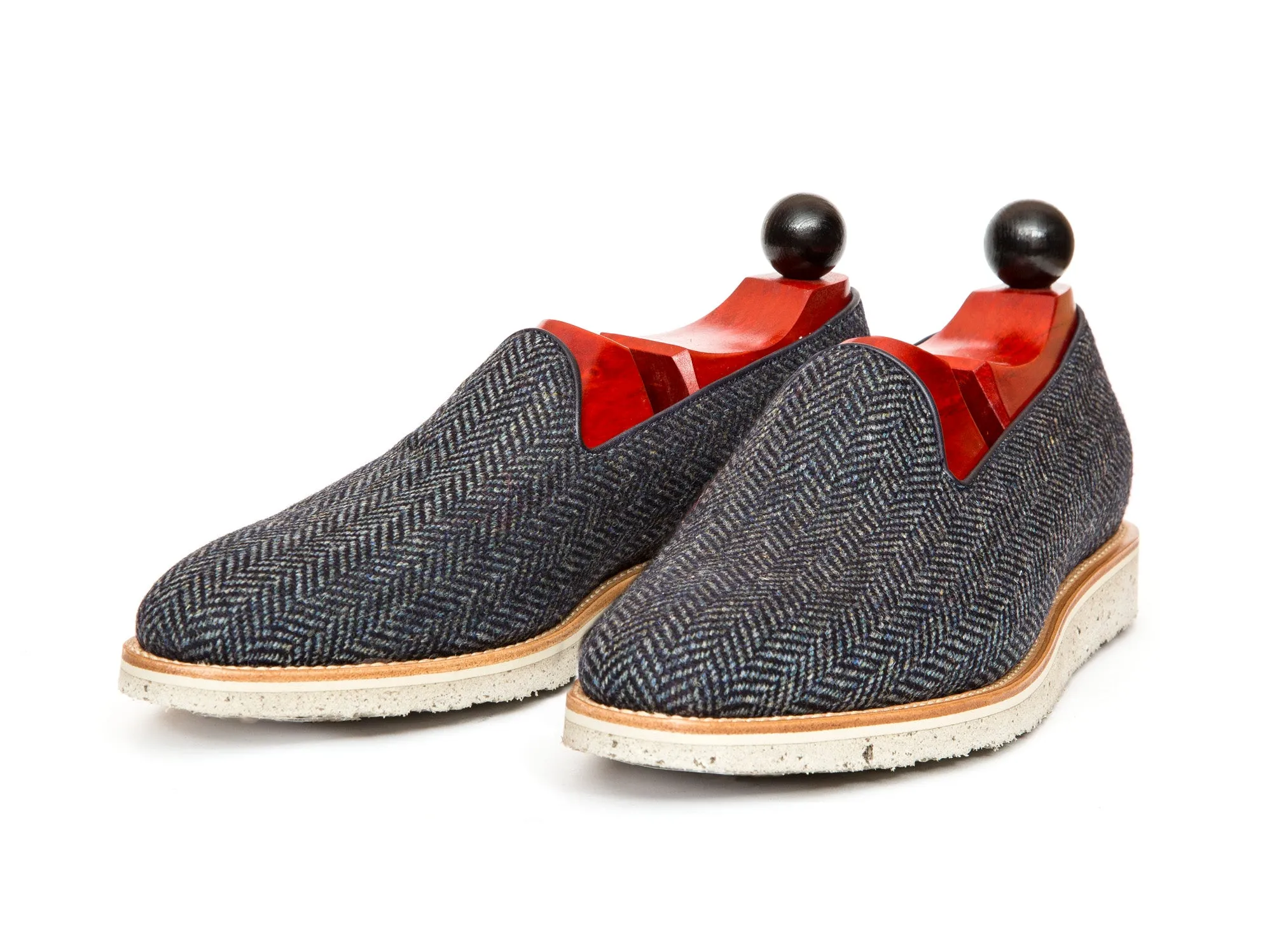 Laurelhurst II - MTO - Blue Tweed - TMG Last - White XLite Sole