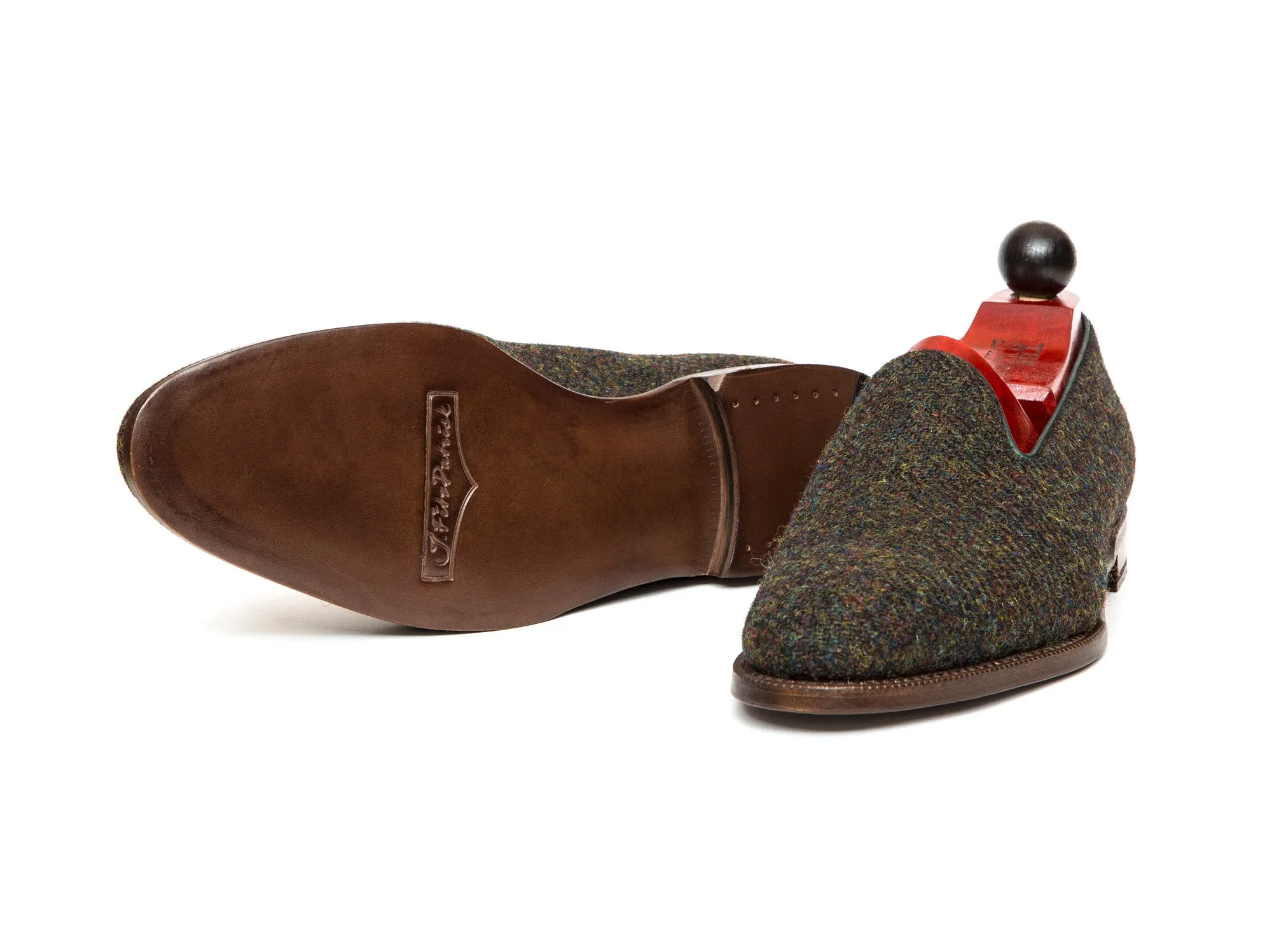 Laurelhurst II - MTO - Forest Medley Tweed - TMG Last - Antique Single Leather Sole