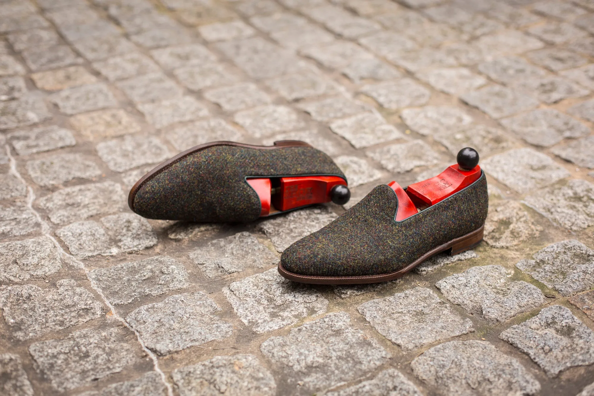 Laurelhurst II - MTO - Forest Medley Tweed - TMG Last - Antique Single Leather Sole