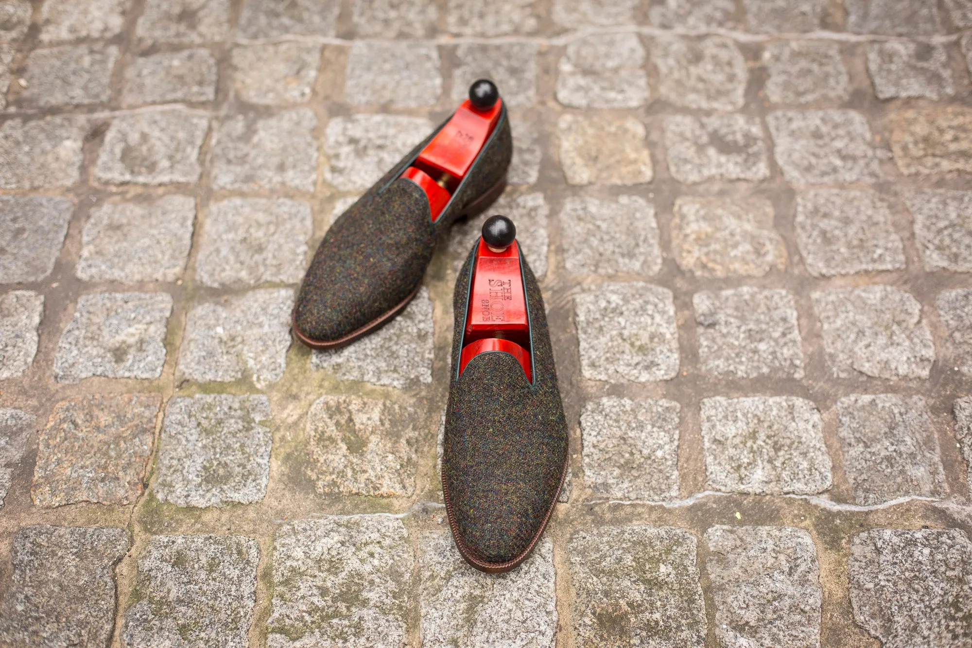 Laurelhurst II - MTO - Forest Medley Tweed - TMG Last - Antique Single Leather Sole