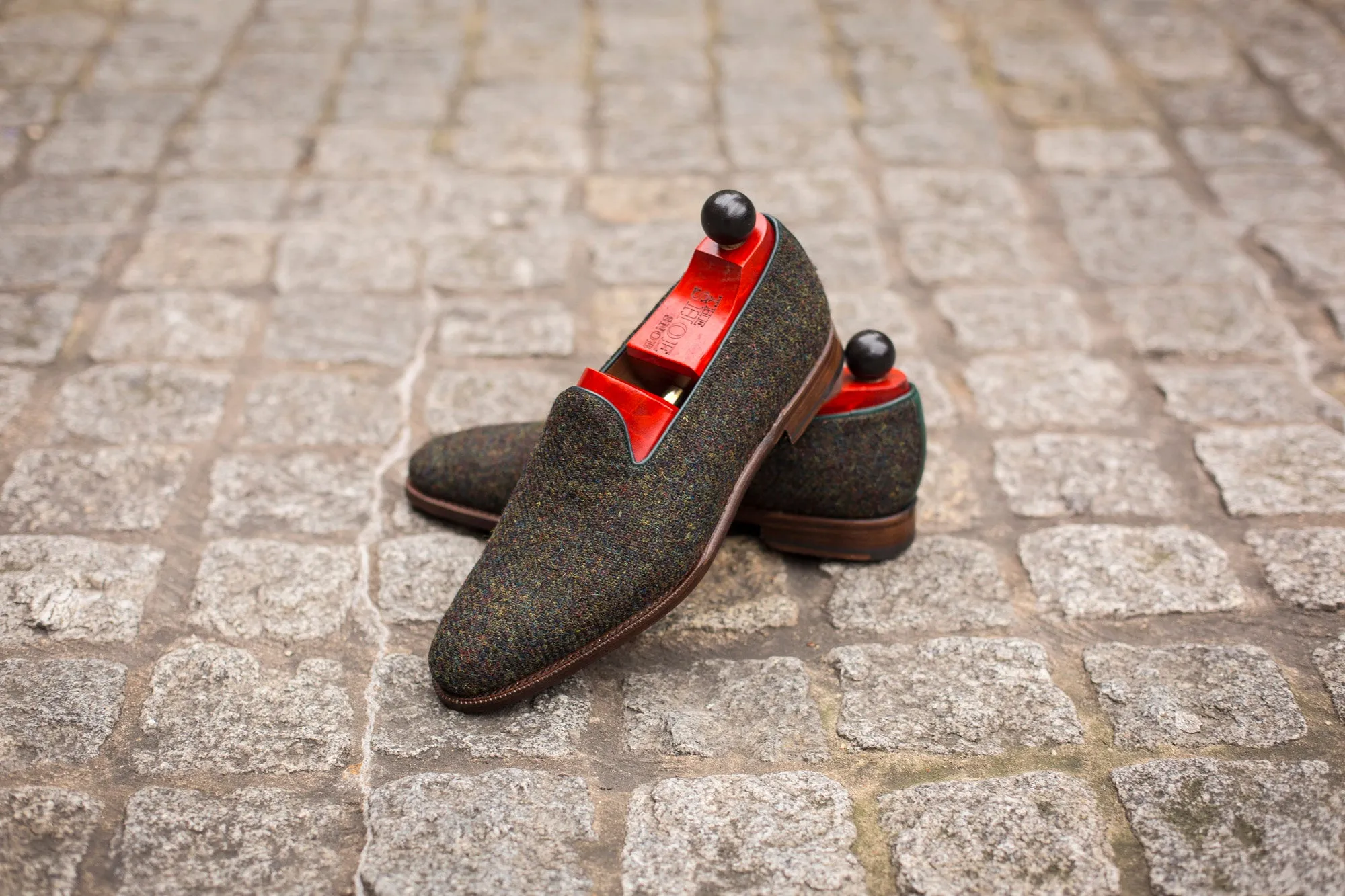 Laurelhurst II - MTO - Forest Medley Tweed - TMG Last - Antique Single Leather Sole