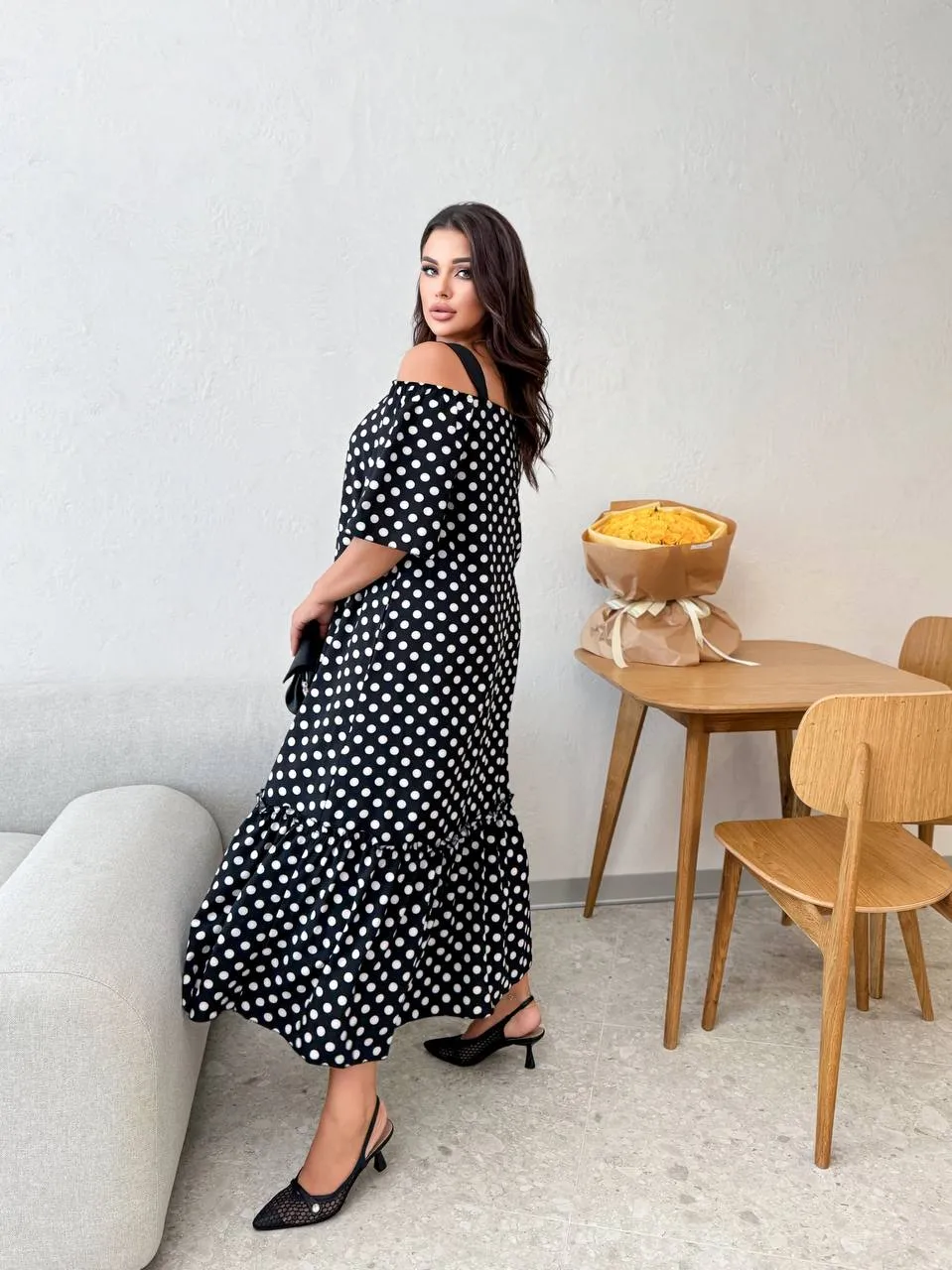 Loose fit soft fabric dress