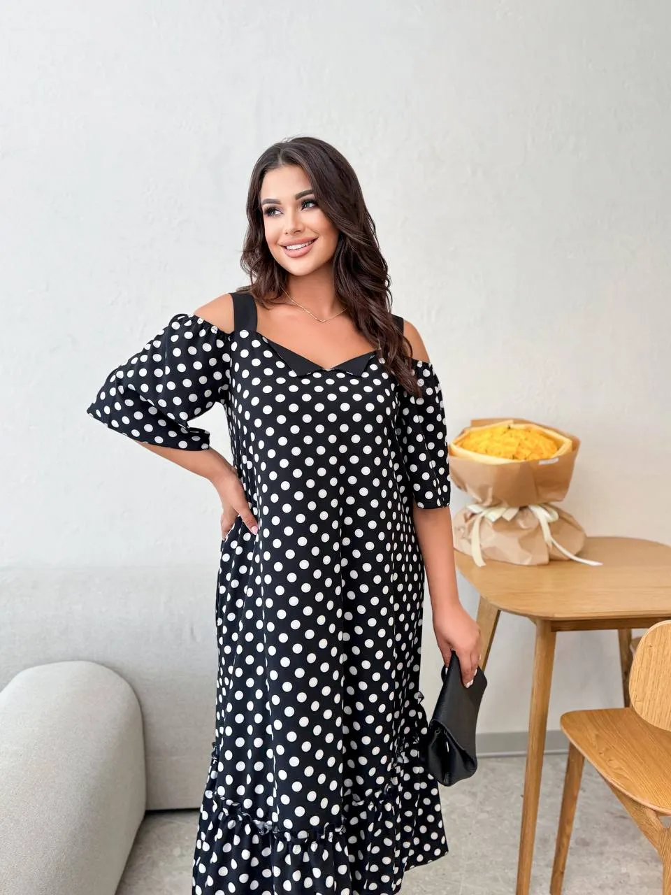 Loose fit soft fabric dress