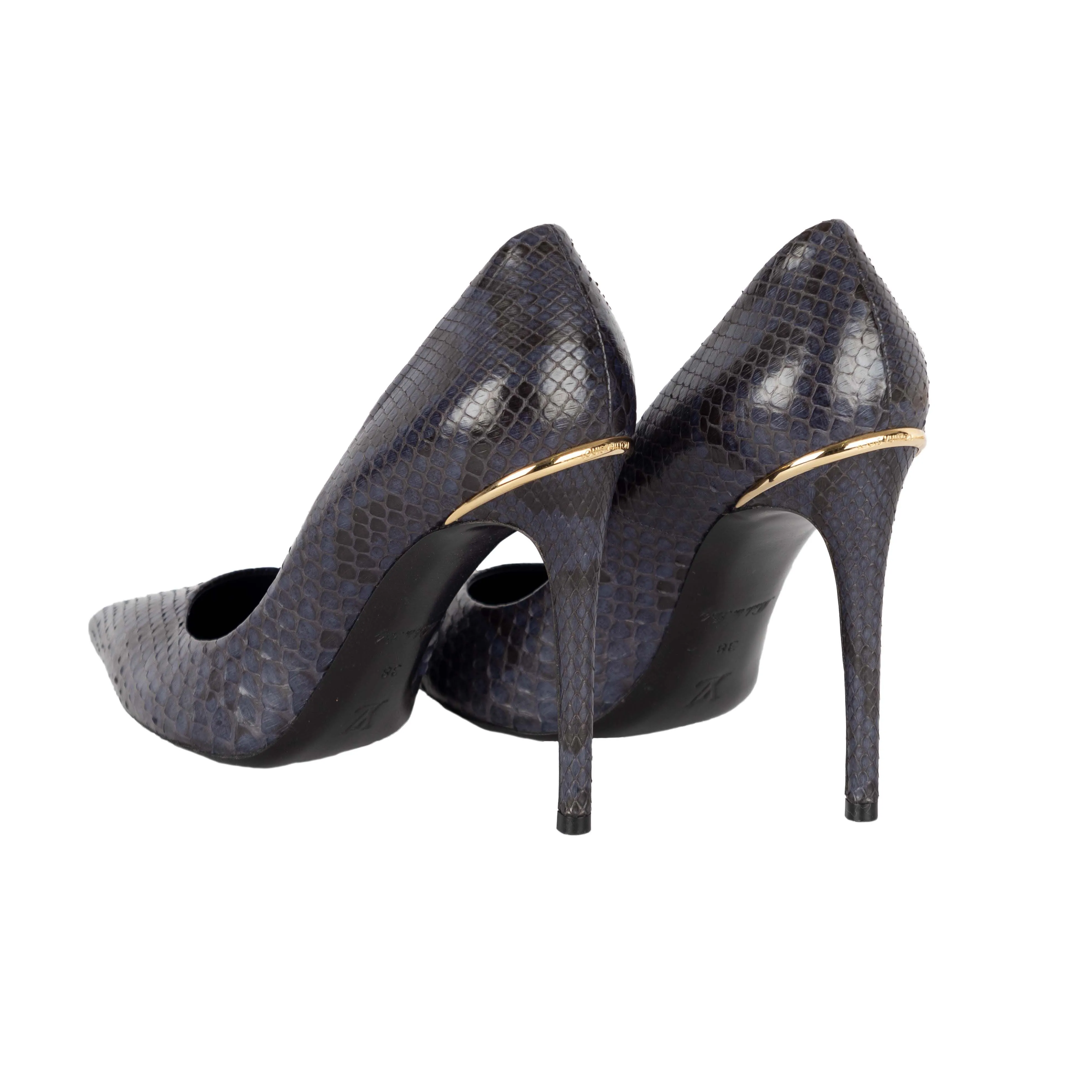 Louis Vuitton Snakeskin Eyeline Pumps
