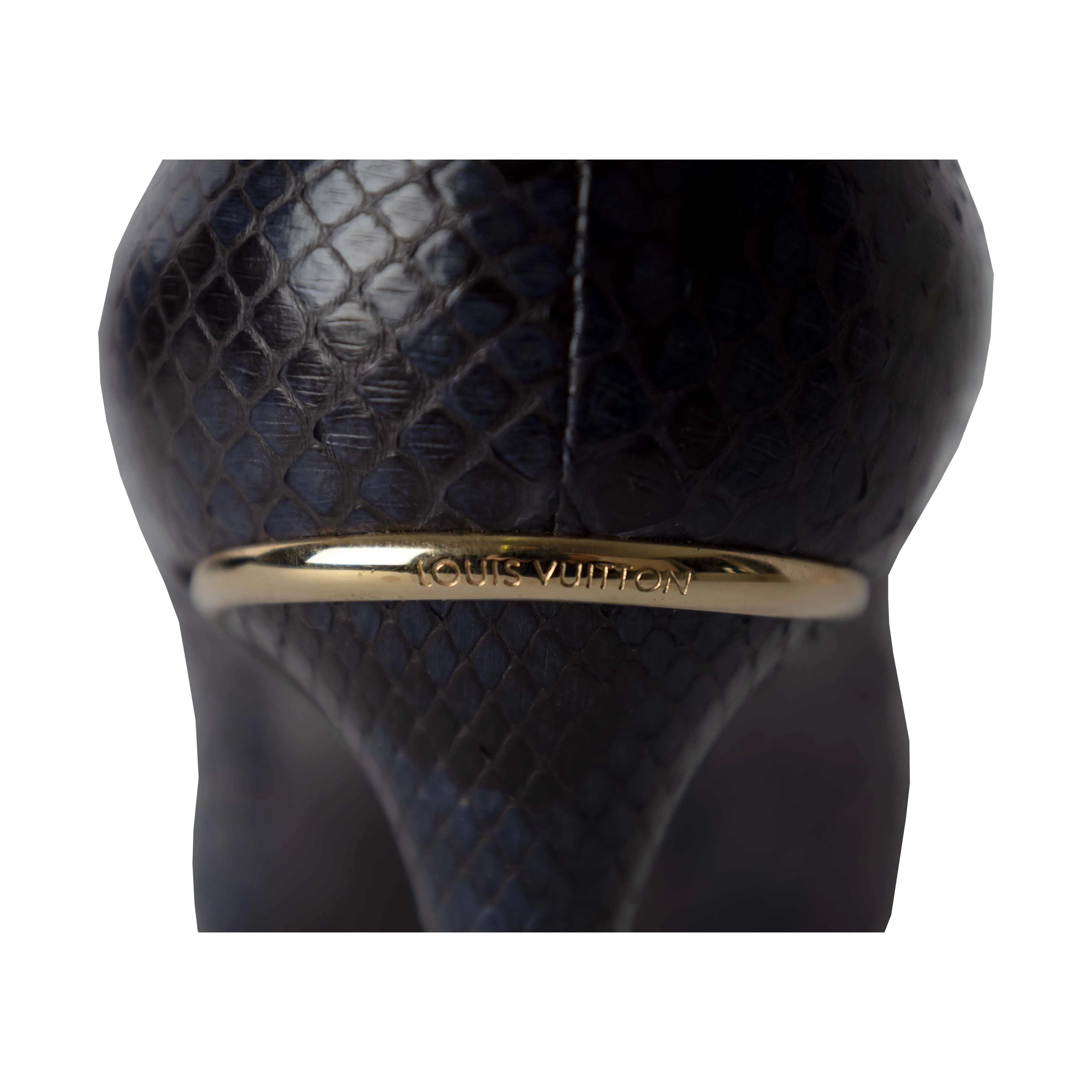Louis Vuitton Snakeskin Eyeline Pumps
