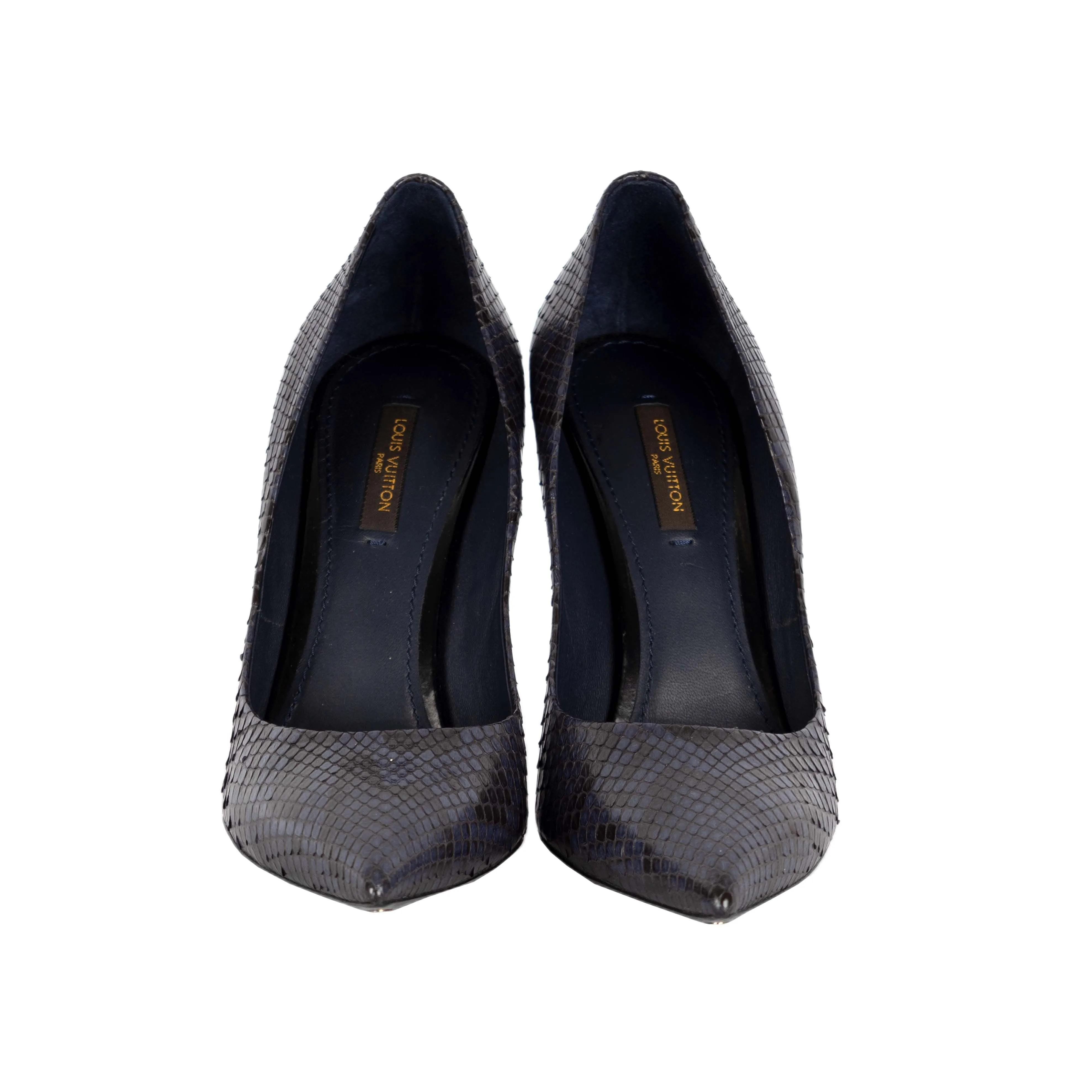 Louis Vuitton Snakeskin Eyeline Pumps