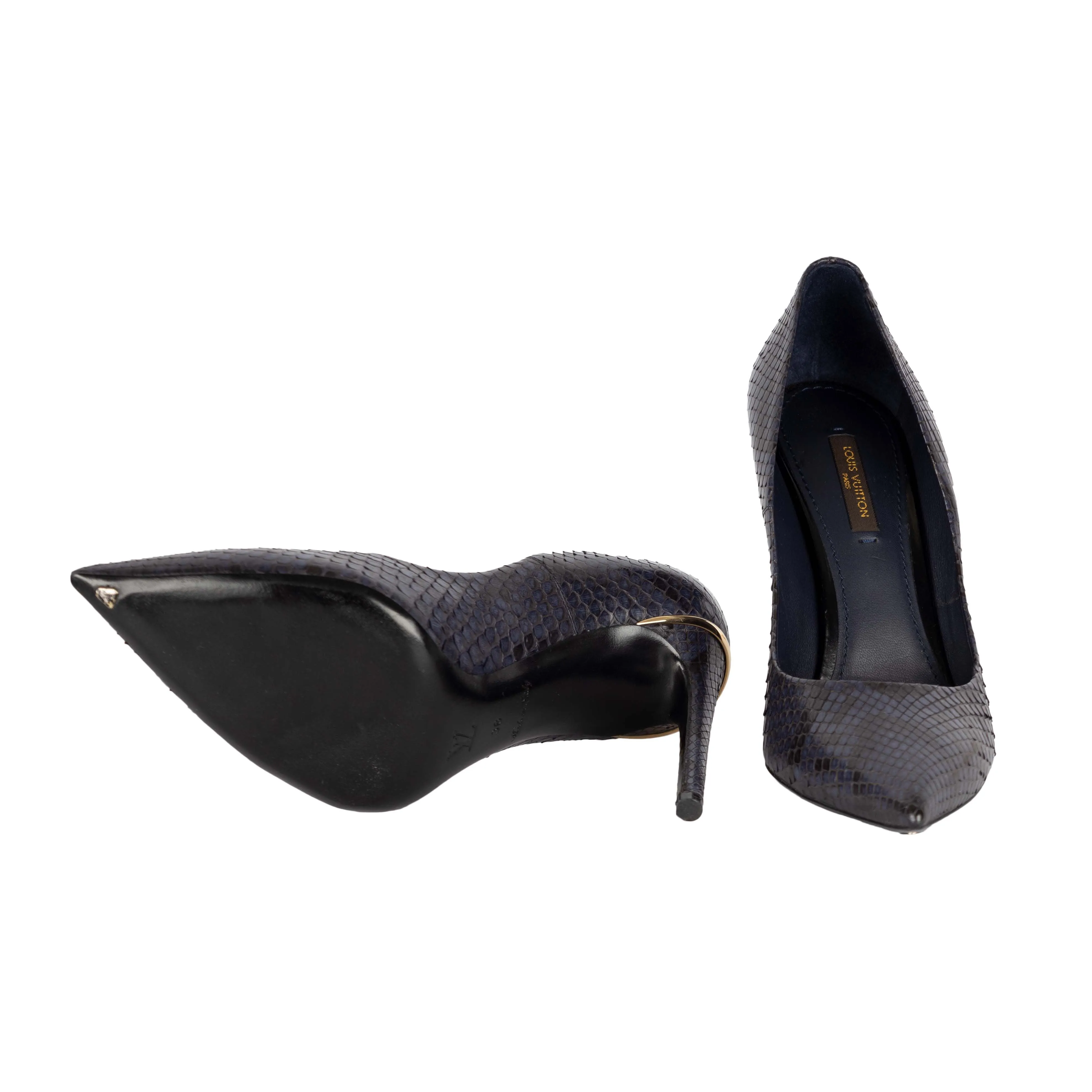 Louis Vuitton Snakeskin Eyeline Pumps