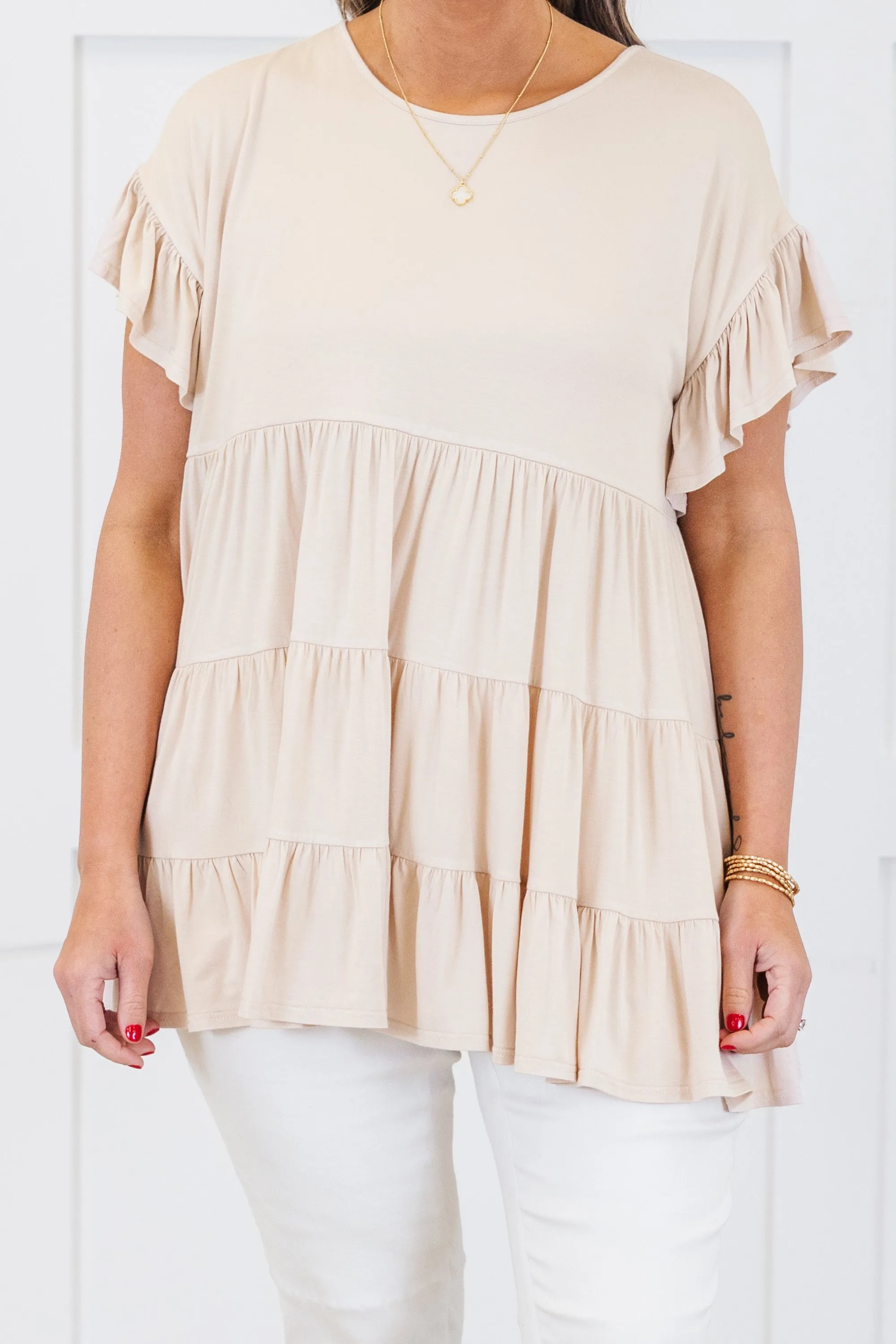 Love And Honey Tunic, Taupe