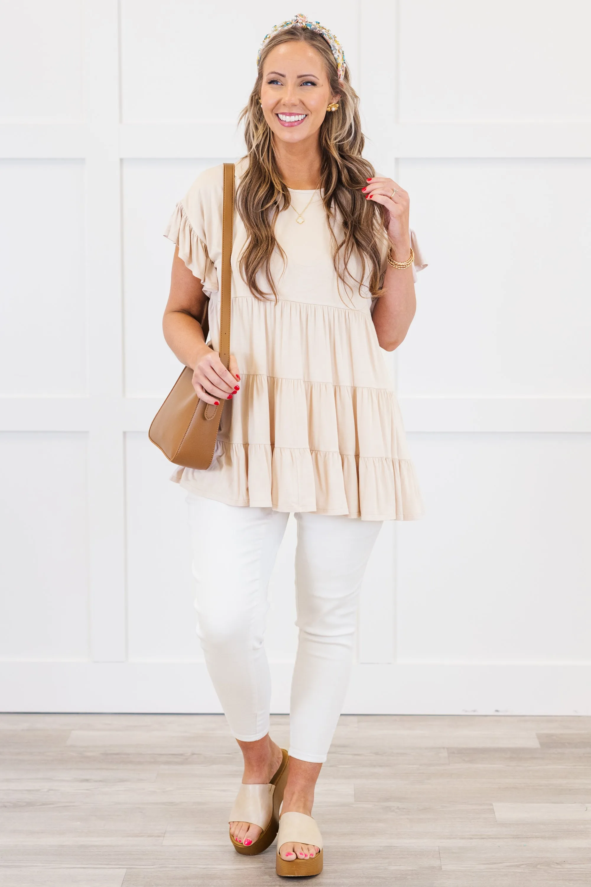 Love And Honey Tunic, Taupe