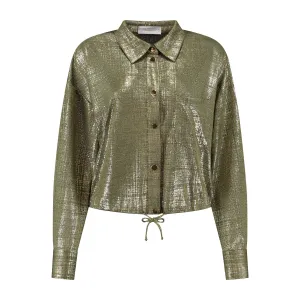 Mini blouse | green gold