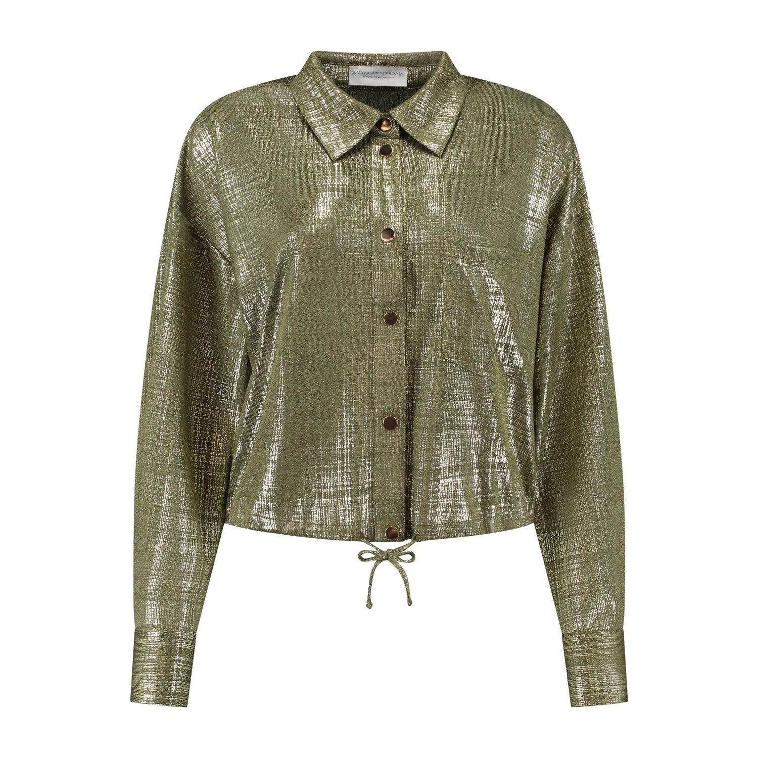 Mini blouse | green gold