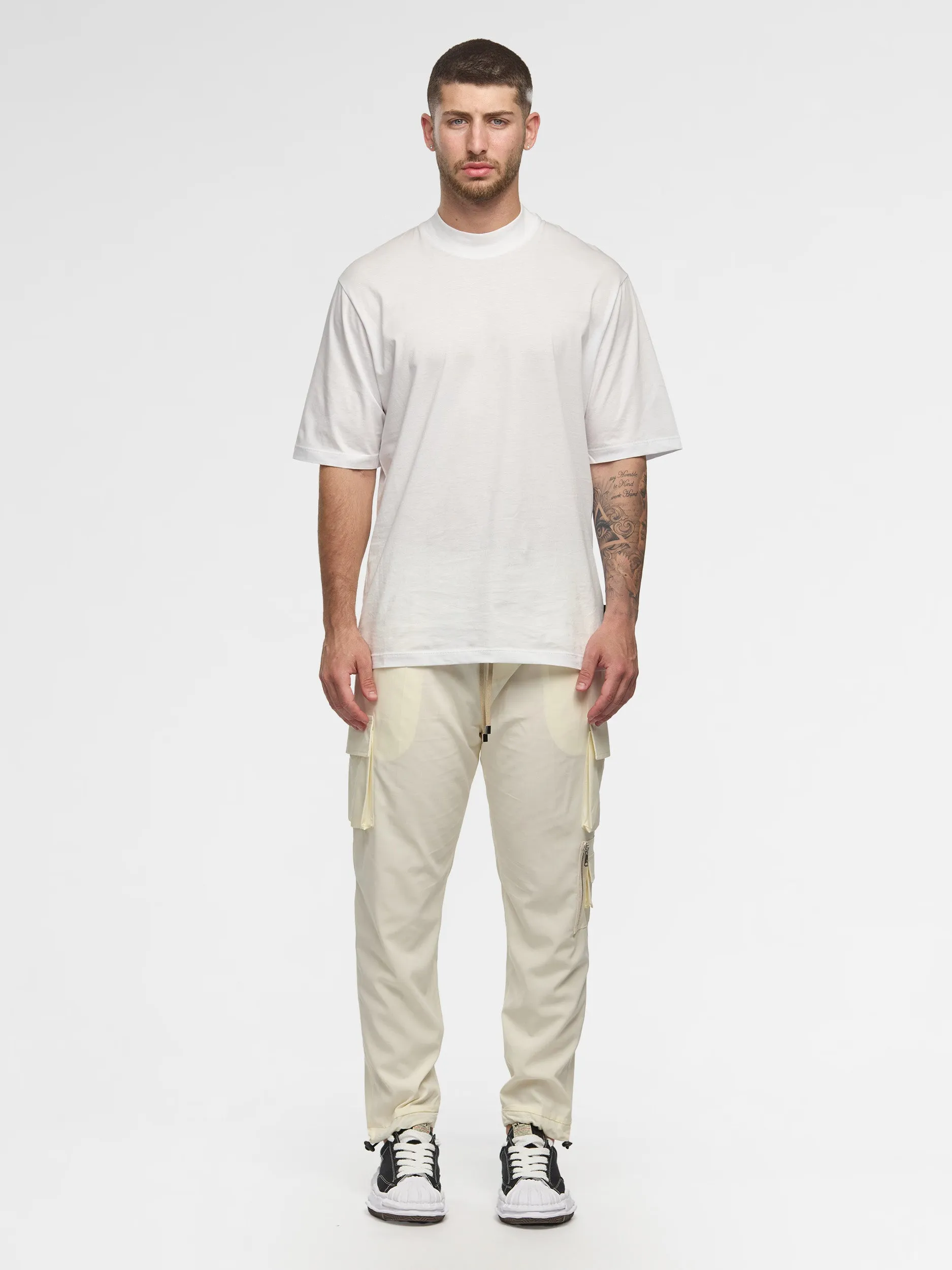 Prt A Porter Cargo Pants Soft Fabric Cream