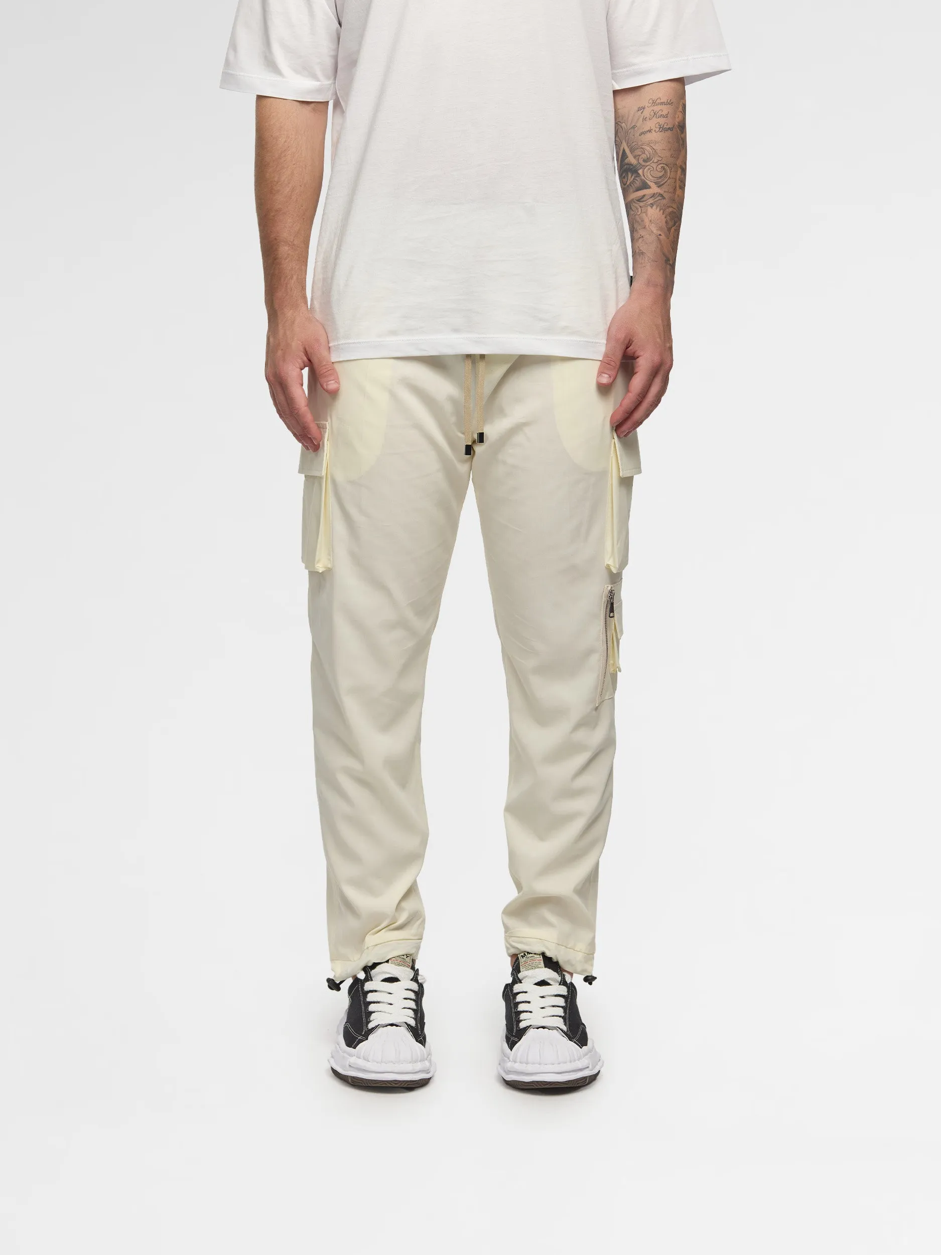 Prt A Porter Cargo Pants Soft Fabric Cream