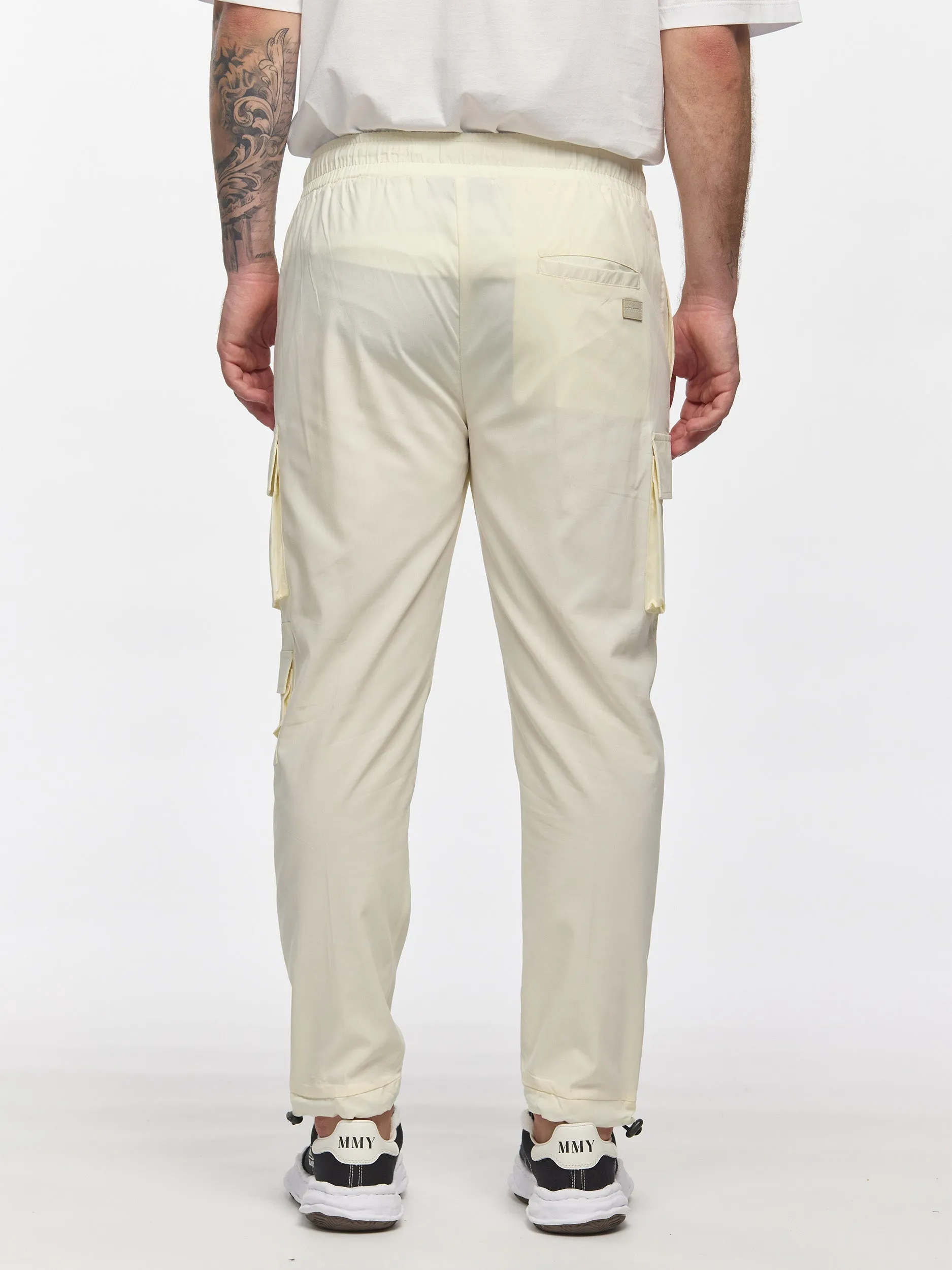 Prt A Porter Cargo Pants Soft Fabric Cream