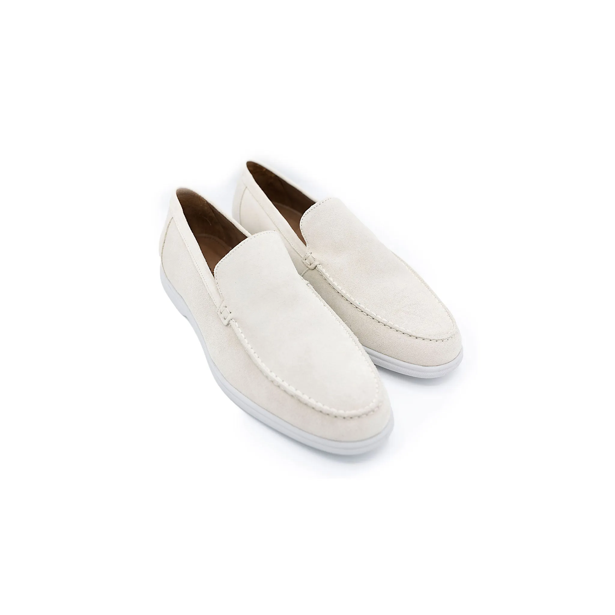 Rio Slip-On Loafers in Sand Suede