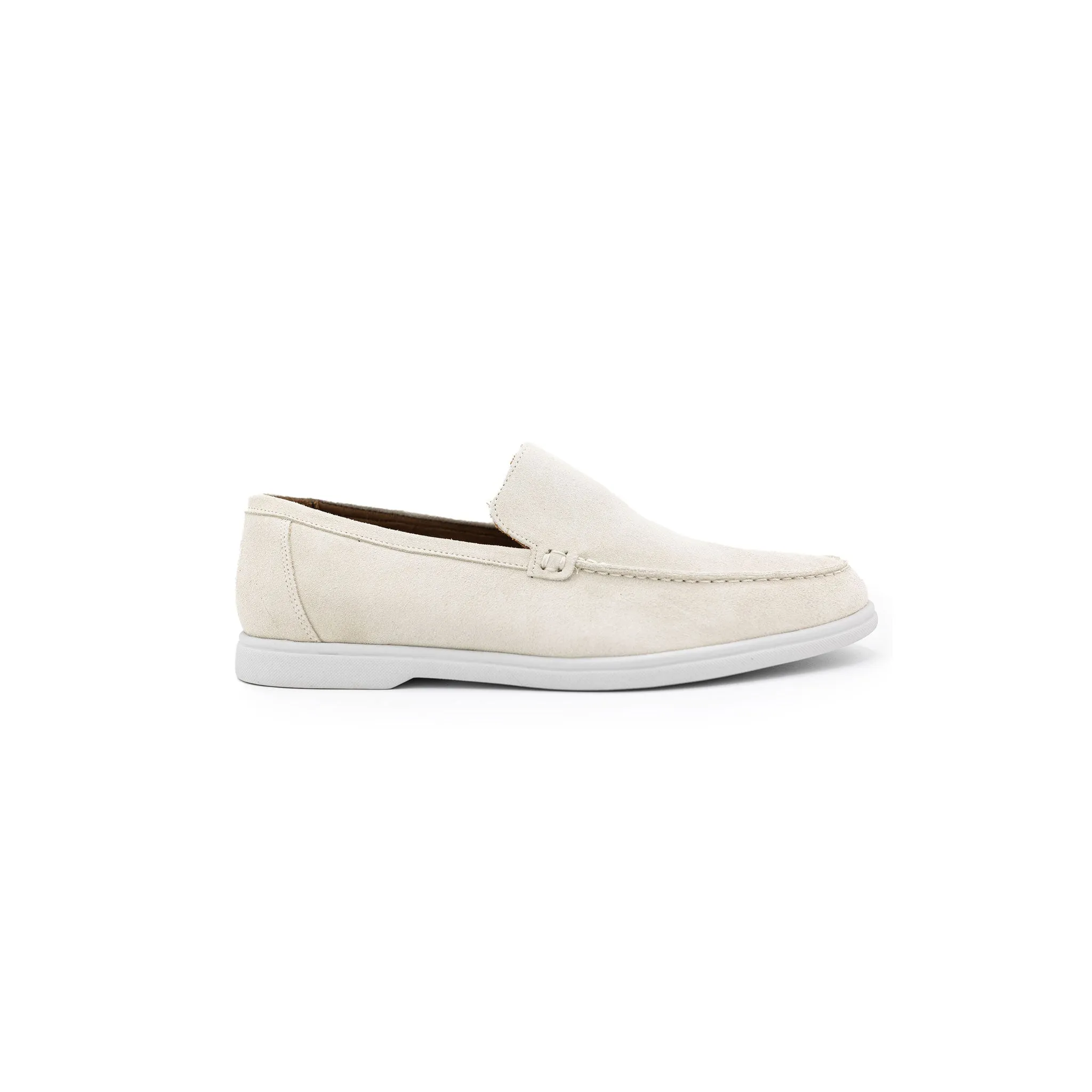 Rio Slip-On Loafers in Sand Suede