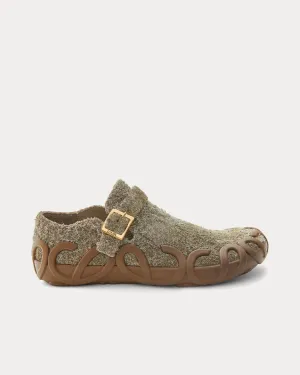 Rise Loafer Brushed Suede Khaki Green Slip Ons