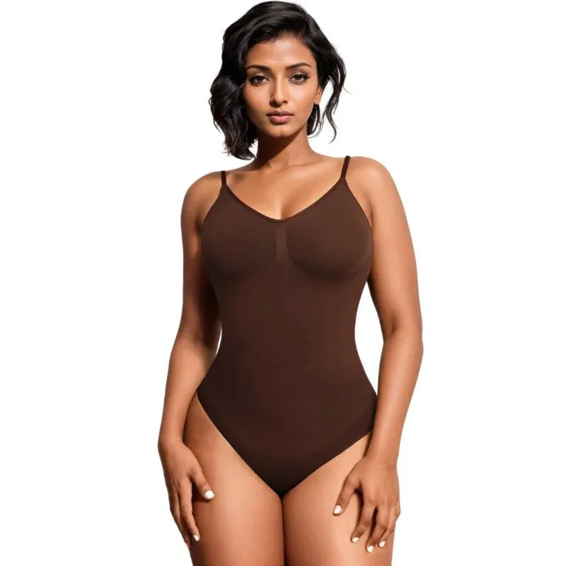 Seamless Contour Fit Bodysuit  Soft Fabric for a Smooth Silhouette