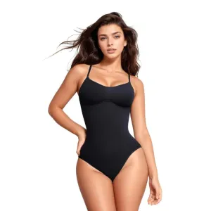 Seamless Contour Fit Bodysuit  Soft Fabric for a Smooth Silhouette