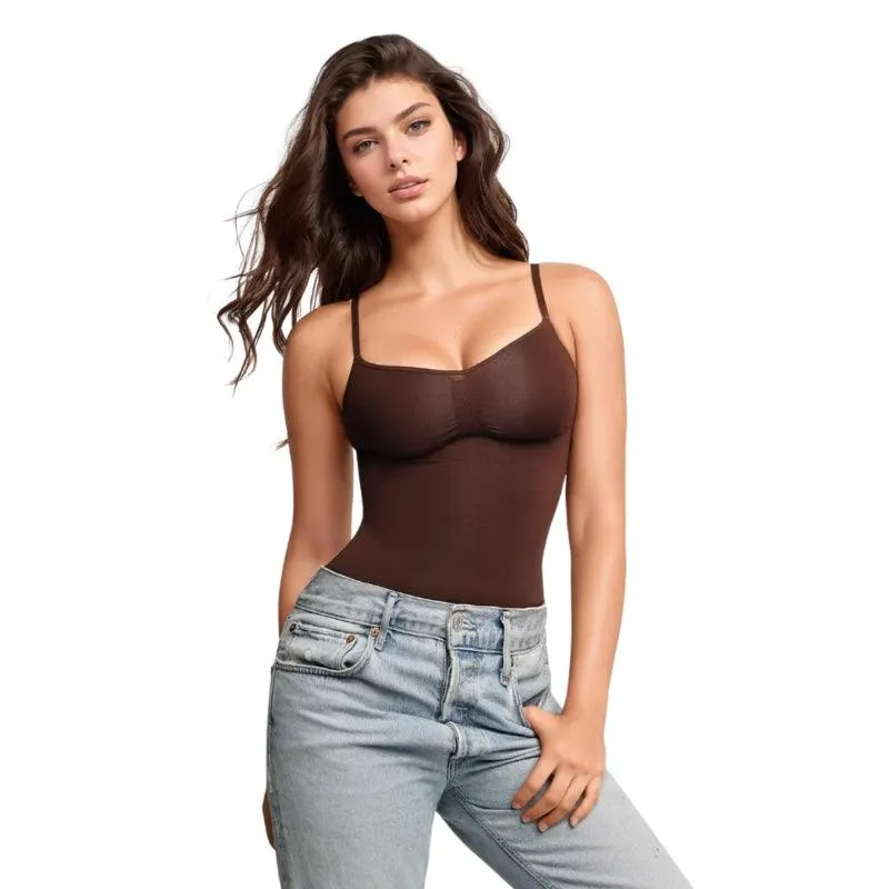 Seamless Contour Fit Bodysuit  Soft Fabric for a Smooth Silhouette