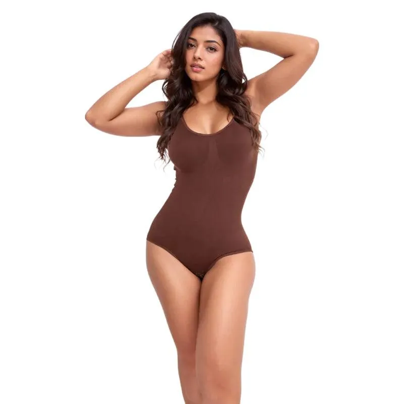 Seamless Contour Fit Bodysuit  Soft Fabric for a Smooth Silhouette