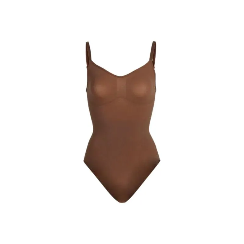 Seamless Contour Fit Bodysuit  Soft Fabric for a Smooth Silhouette