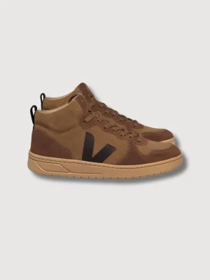 Shoes V-15 Brown_Black In Sustainable Leather | Veja