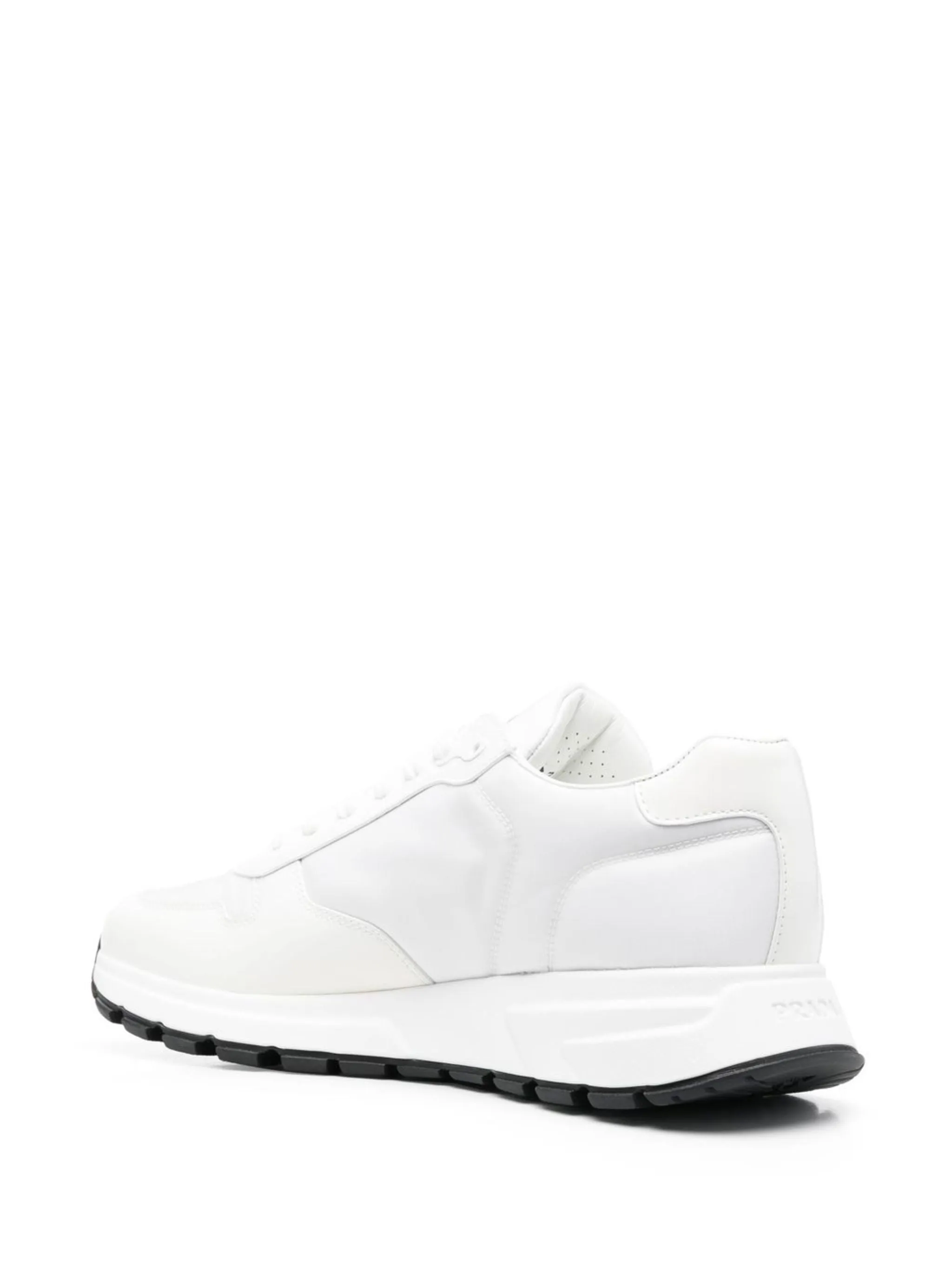 side logo-plaque low-top sneakers