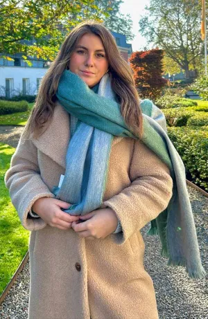 Sjaal grey green