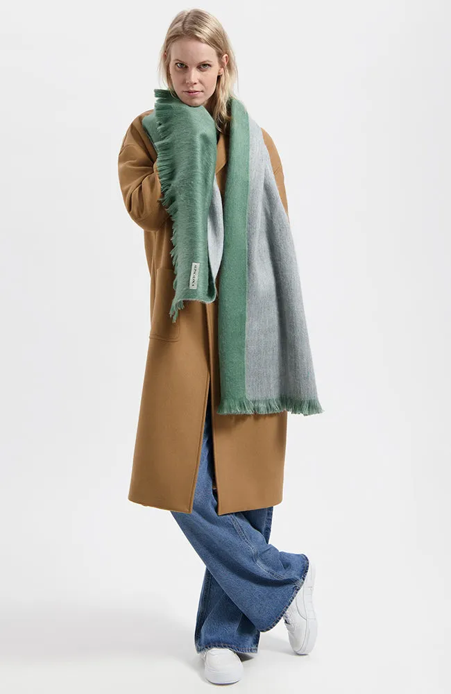 Sjaal grey green