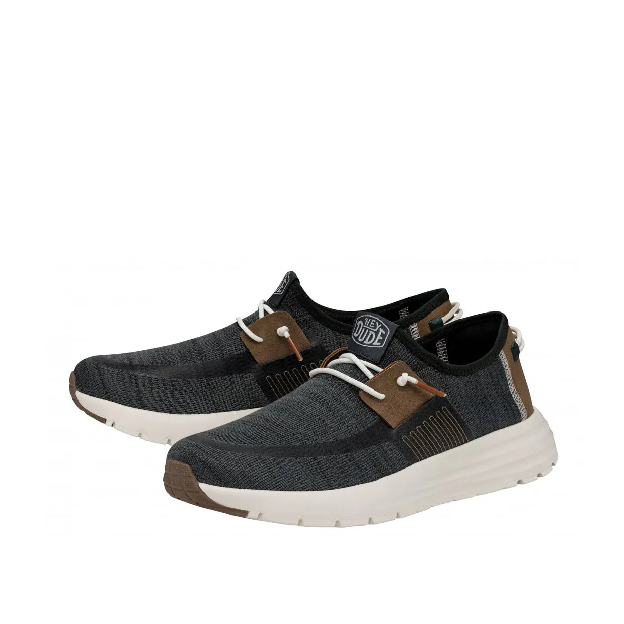 Sneakers Uomo Hey Dude Sirocco Grigio Scuro