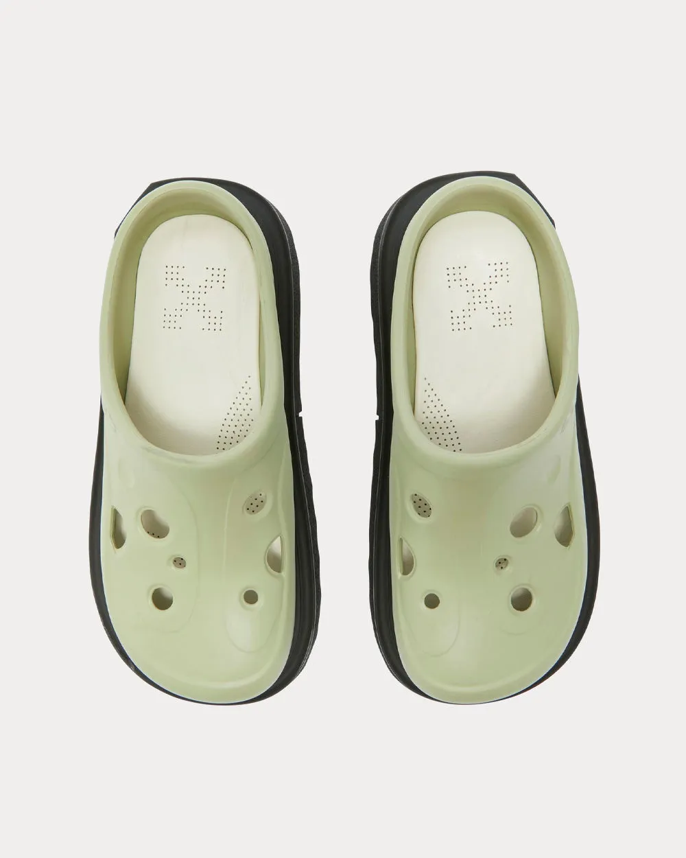 Spongesole Meteor Slipper Green / Black Slip Ons
