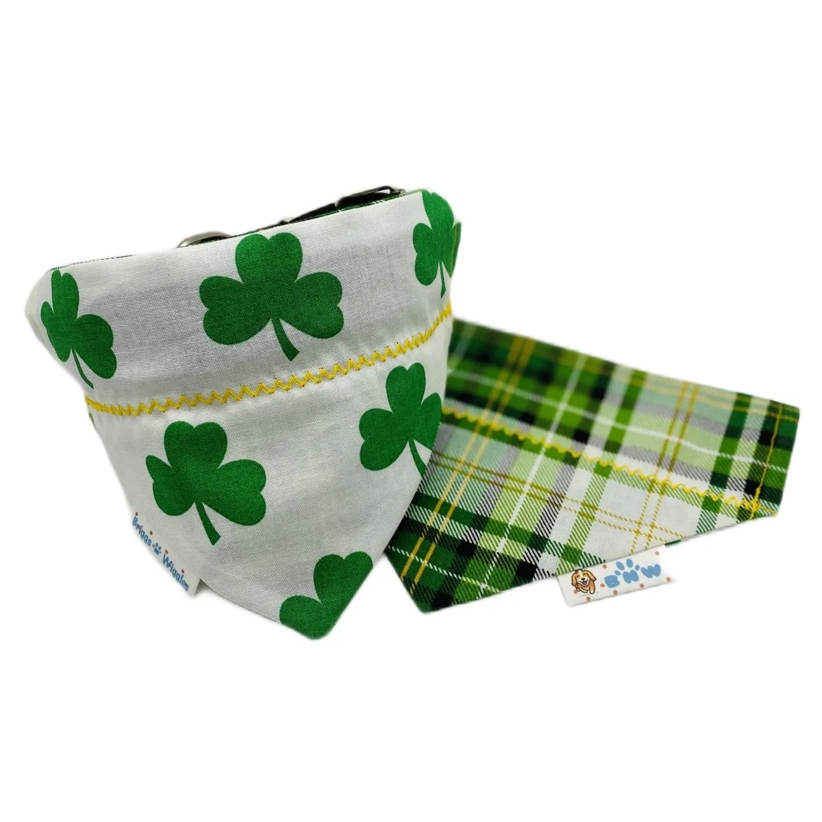 St. Patty's Clover Dog Bandana