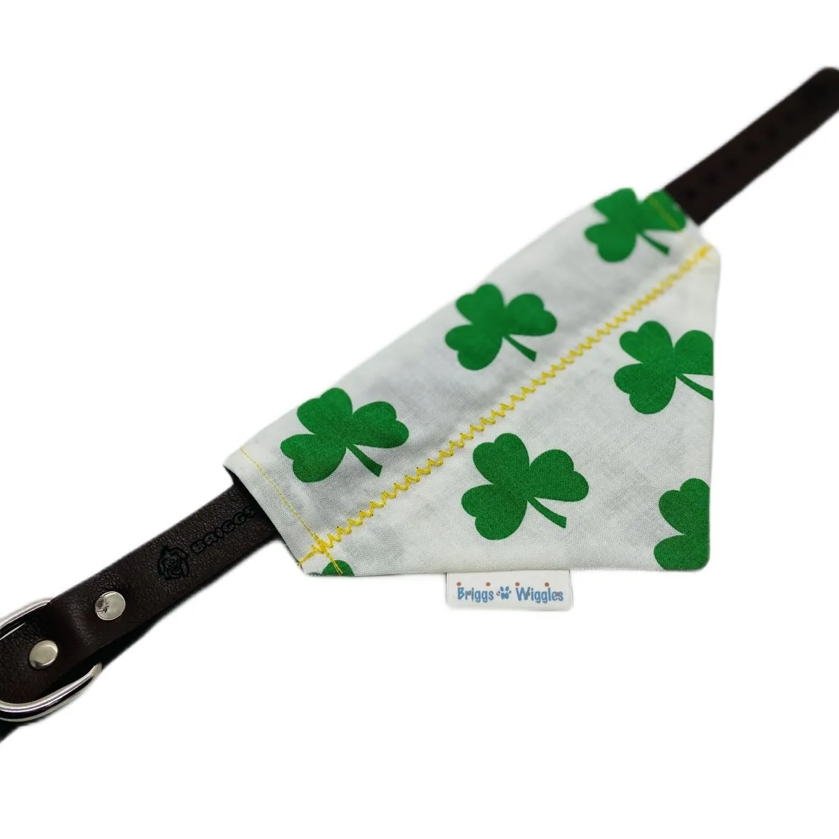 St. Patty's Clover Dog Bandana