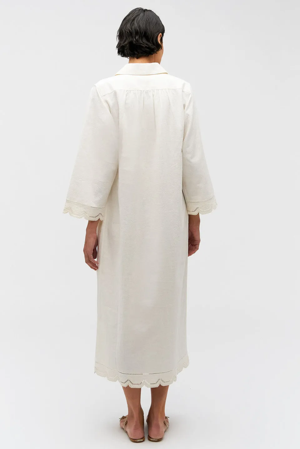 Table Cloth Lace Column Dress