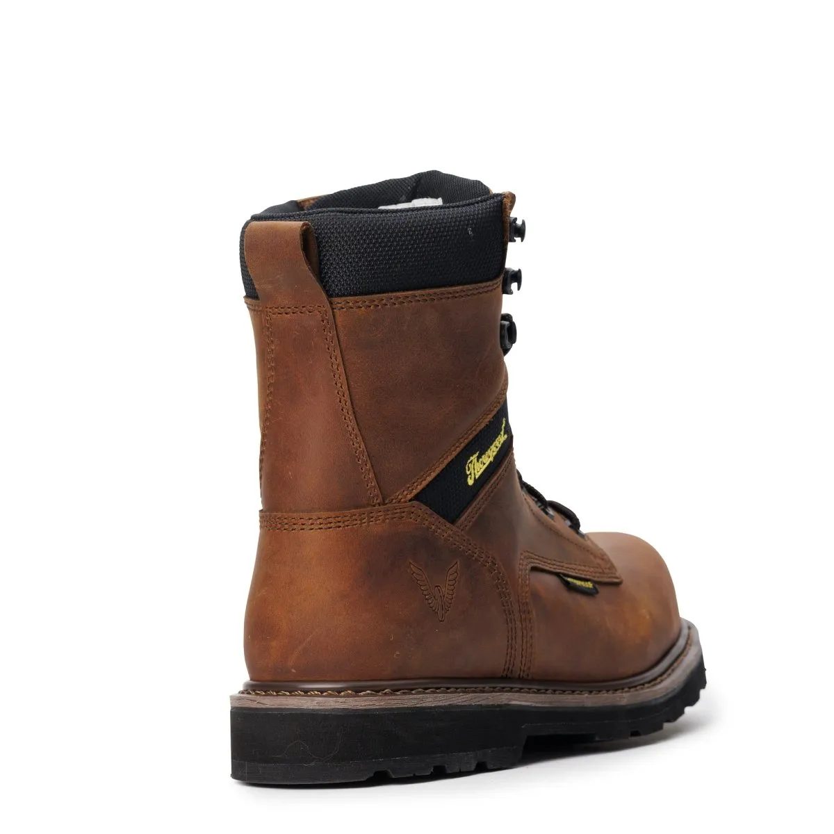 Thorogood Men's 8" Jobsite Series Crazy Horse Waterproof Insulated Comp Toe Work Boot