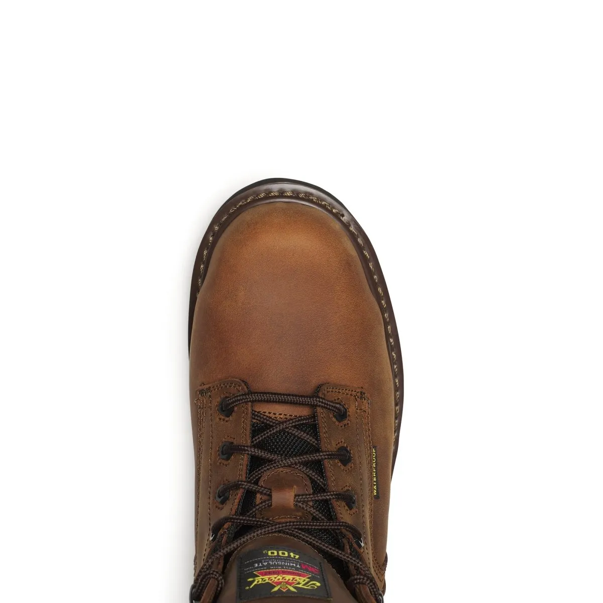 Thorogood Men's 8" Jobsite Series Crazy Horse Waterproof Insulated Comp Toe Work Boot