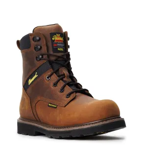 Thorogood Men's 8" Jobsite Series Crazy Horse Waterproof Insulated Comp Toe Work Boot