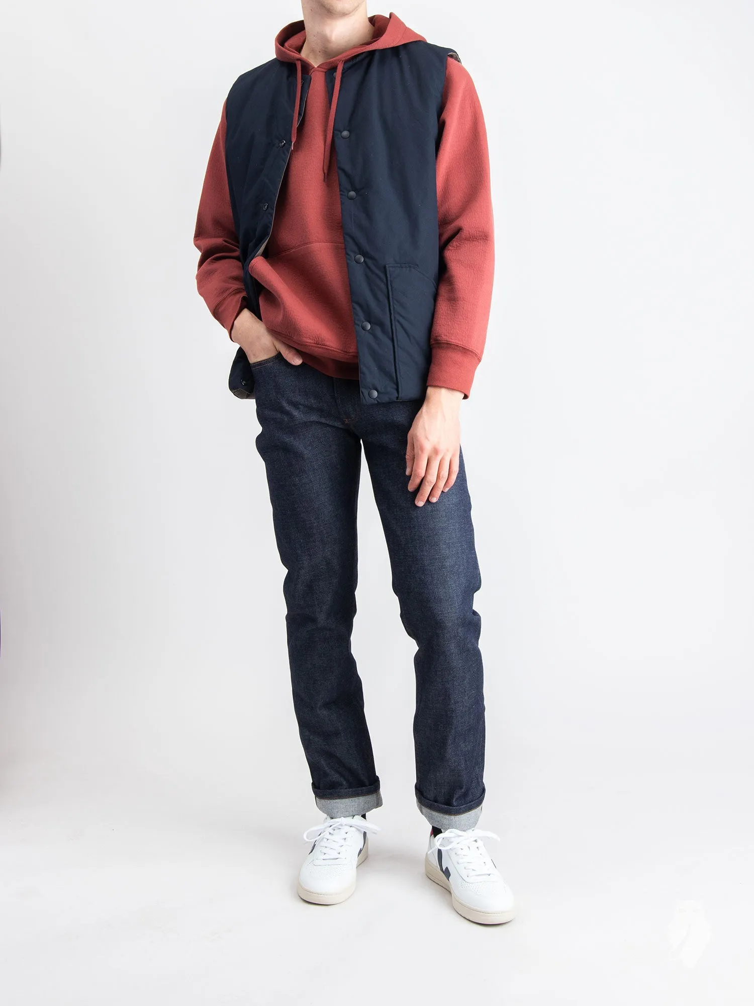 V-10 Sneaker in Extra White Nautico Pekin