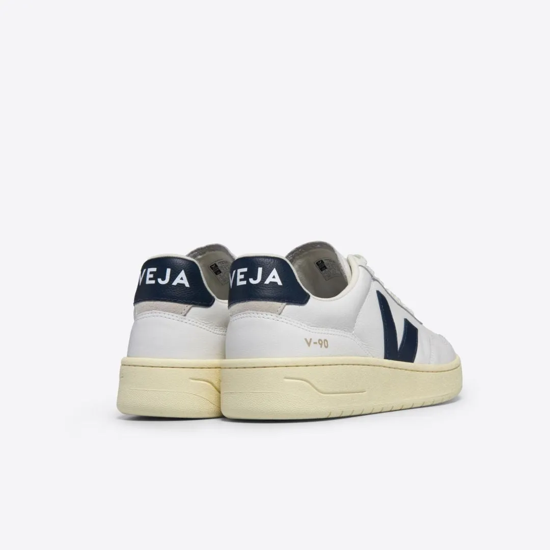 V-90 Leather Sneaker (White   Nautico)