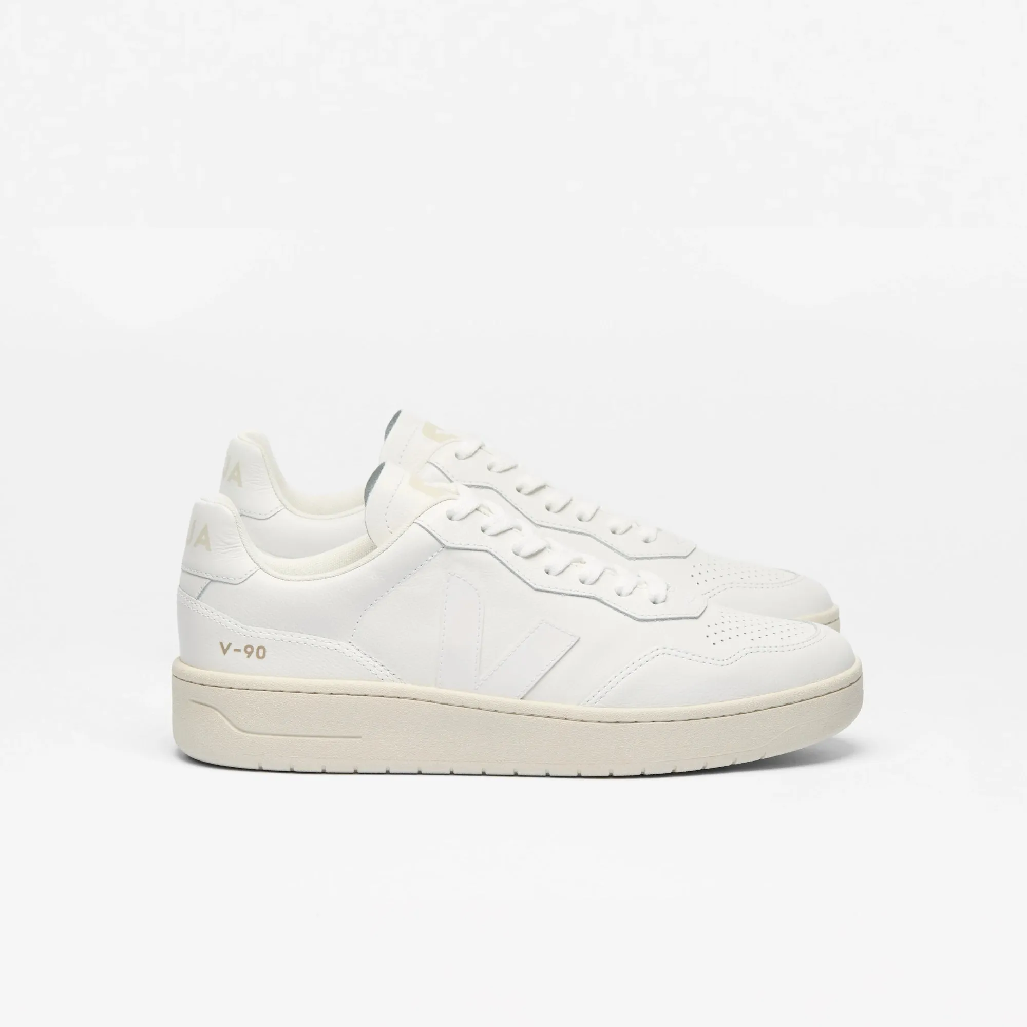 V-90 Leather Sneaker (White)