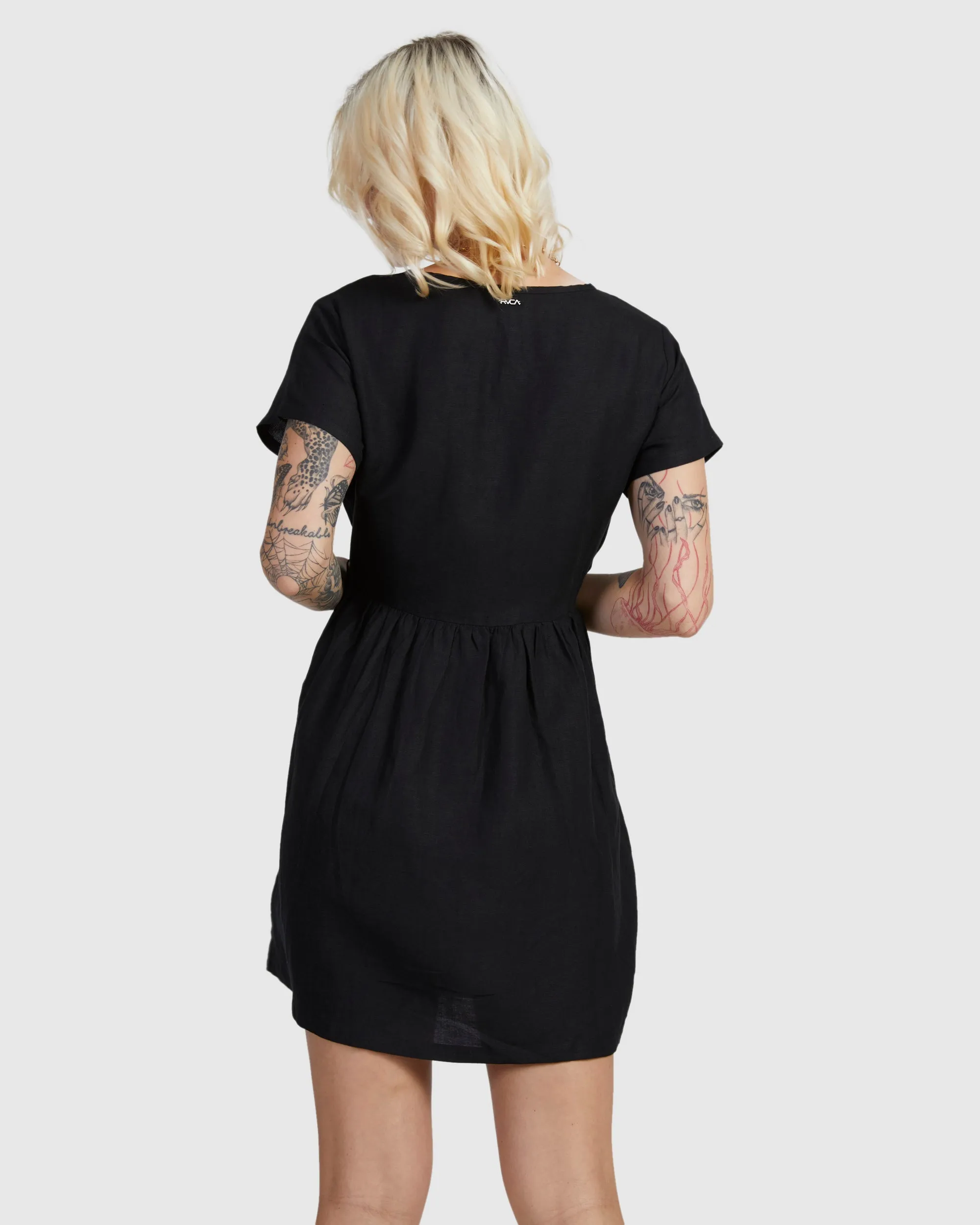 WRAPPED MINI DRESS
